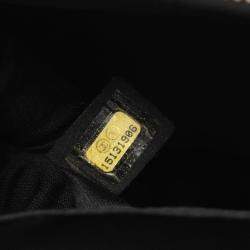 Pre Owned Chanel Matelasse Grand Shopping Gst Tote Bag In Calfskin Leather Black