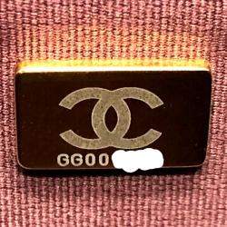 Pre Owned Chanel Coco Mark Classic Long Wallet Matelasse Chain Shoulder Bag Caviar Skin Black