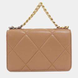 Pre Owned Chanel 19 Line Chain Wallet