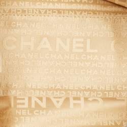 Pre Owned Chanel Metallic Quilted Caviar Leather Small Tassel Bowler Bag