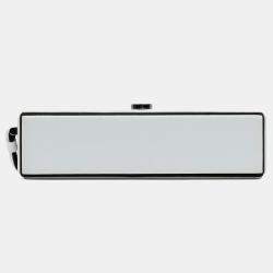 Pre Owned Chanel White CC Lambskin Box Clutch