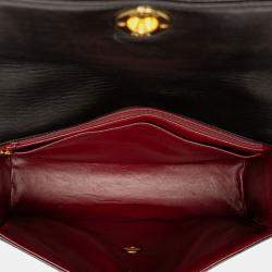 Pre Owned Chanel Black Vertical Quilt Lambskin Flap