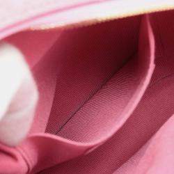 Pre Owned Chanel Pink Small Quilted Caviar CC Day Backpack