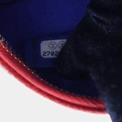 Pre Owned Chanel Tricolor Caviar CC Filigree Round Crossbody