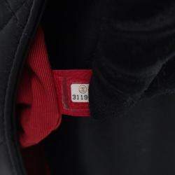 Pre Owned Chanel Black Small Quilted Calfskin About Pearls Hobo