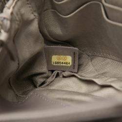 Pre Owned Chanel Brown CC Caviar Half Moon Wallet on Chain