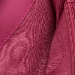 Pre Owned Chanel Pink Quilted Caviar Leather L Yen Long Wallet