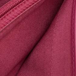 Pre Owned Chanel Pink Quilted Caviar Leather L Yen Long Wallet