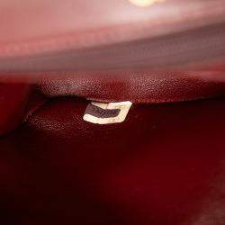 Pre Owned Chanel Black Medium Tall Classic Lambskin Double Flap