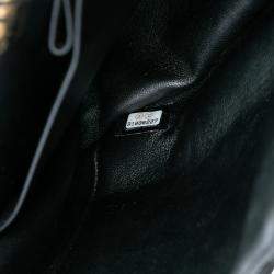 Pre Owned Chanel Black Medium Classic Tweed Single Flap