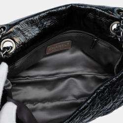 Pre Owned Chanel Vinyl Rock In Moscow Single Flap