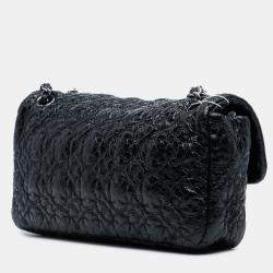 Pre Owned Chanel Vinyl Rock In Moscow Single Flap