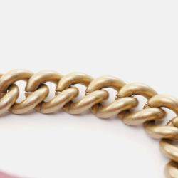 Pre Owned Chanel CC Turnlock Red Quilted Leather Chain Shoulder Bag