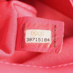 Pre Owned Chanel Bubble Mini Pink Leather Flap Shoulder Bag