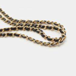 Pre Owned Chanel Rock the Corner Black Chevron Calfskin Flap Bag 