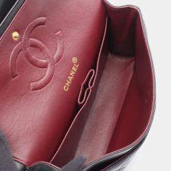 Pre Owned Chanel Reissue 2.55 Black Leather Shoulder Bag