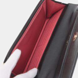 Pre Owned Chanel Black Quilted Lambskin 19 Wallet on Chain