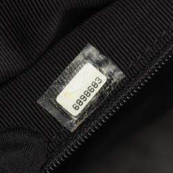 Pre Owned Chanel Black CC Quilted Caviar Kelly Top Handle