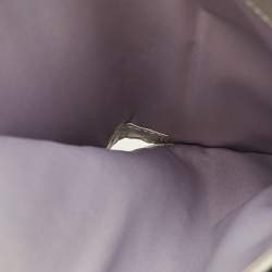 Pre Owned Chanel Black Leather CC Camellia Embossed Trifold Wallet