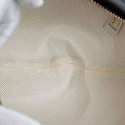 Pre Owned Chanel Black White Calfskin Coco Beach Ball Bag