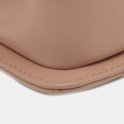 Pre Owned Chanel Beige Mini Quilted Lambskin Perfect Fit Flap