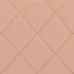 Pre Owned Chanel Beige Mini Quilted Lambskin Perfect Fit Flap