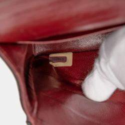 Pre Owned Chanel Black Small CC Quilted Lambskin Double Flap