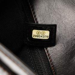 Pre Owned Chanel Black Small Quilted Patent Coco Shine Flap