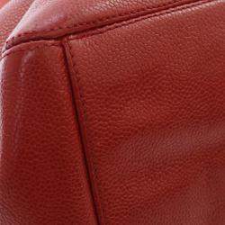Pre Owned Chanel Red CC Caviar Supermodel Tote
