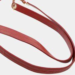 Pre Owned Chanel Red CC Caviar Supermodel Tote