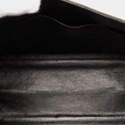 Pre Owned Chanel Black CC Caviar Twisted Strap Shoulder Bag