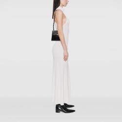 Pre Owned Chanel Black CC Caviar Twisted Strap Shoulder Bag