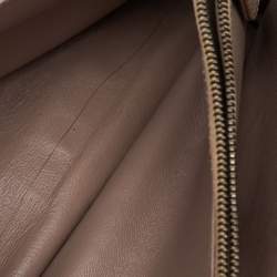 Pre Owned Chanel Burgundy Quilted Caviar Leather Wild Stitch Accordion Flap Bag