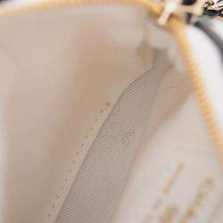 Pre Owned Chanel Black/White Coco Masters Mini Canvas Tennis Racket Bag