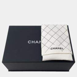 Pre Owned Chanel Matelasse Double Flap Chain shoulder Purple/Black Tweed Size 25