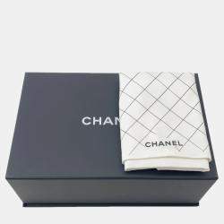 Pre Owned Chanel Matelasse Double Flap Chain shoulder Blue Caviar Leather Size 23