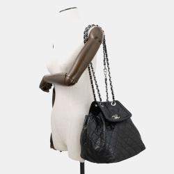 Pre Owned Chanel Matelasse Beijing Backpack Black Leather