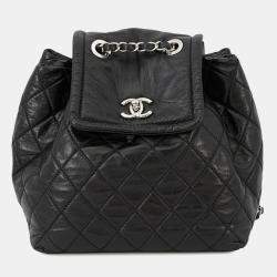 Pre Owned Chanel Matelasse Beijing Backpack Black Leather