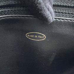 Pre Owned Chanel V Stitch Chain shoulder Black Caviar Leather