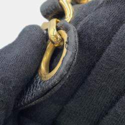 Pre Owned Chanel V Stitch Chain shoulder Black Caviar Leather