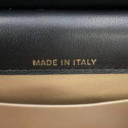 Pre Owned Chanel Matelasse Mini Chain Shoulder Bag Black Patent Leather