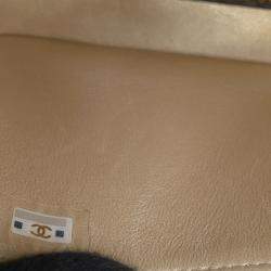 Pre Owned Chanel Matelasse Mini Chain Shoulder Bag Black Patent Leather