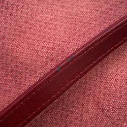 Pre Owned Chanel Deauville Chain Tote Bag Pink Canvas