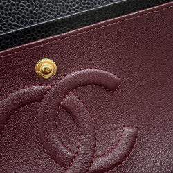 Pre Owned Chanel Matelasse Chain shoulder Black Caviar Leather