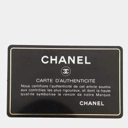 Pre Owned Chanel Double Chain Round Shoulder Bag Black Patent Leather