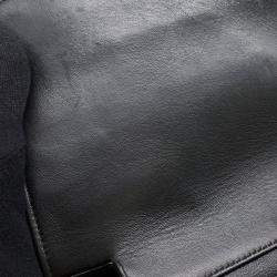 Pre Owned Chanel Matelasse Double Face Chain shoulder Black Lambskin