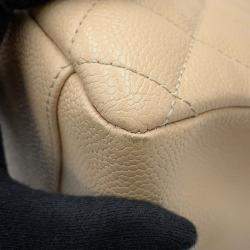 Pre Owned Chanel Gst Tote Beige Caviar Leather