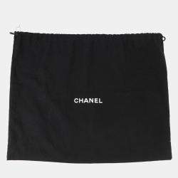 Pre Owned Chanel Pst Tote Black Caviar Leather