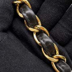 Pre Owned Chanel Jumbo Matelasse Chain shoulder Black Lambskin