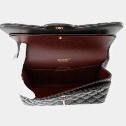 Pre Owned Chanel Matelasse Chain shoulder Black Lambskin